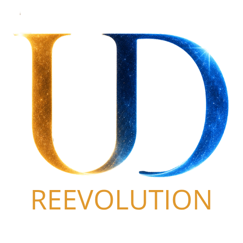 logo reevolution biblioteca ursula dulcinea metalizado